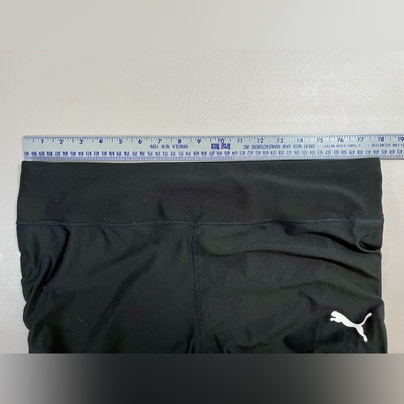 Puma Womens Black Joggers with White Logo - Picture 7 of 10